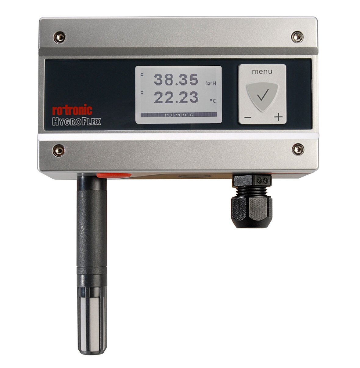 Transmissor Umidade e temperatura Rotronic Tecnovip HF4 Display