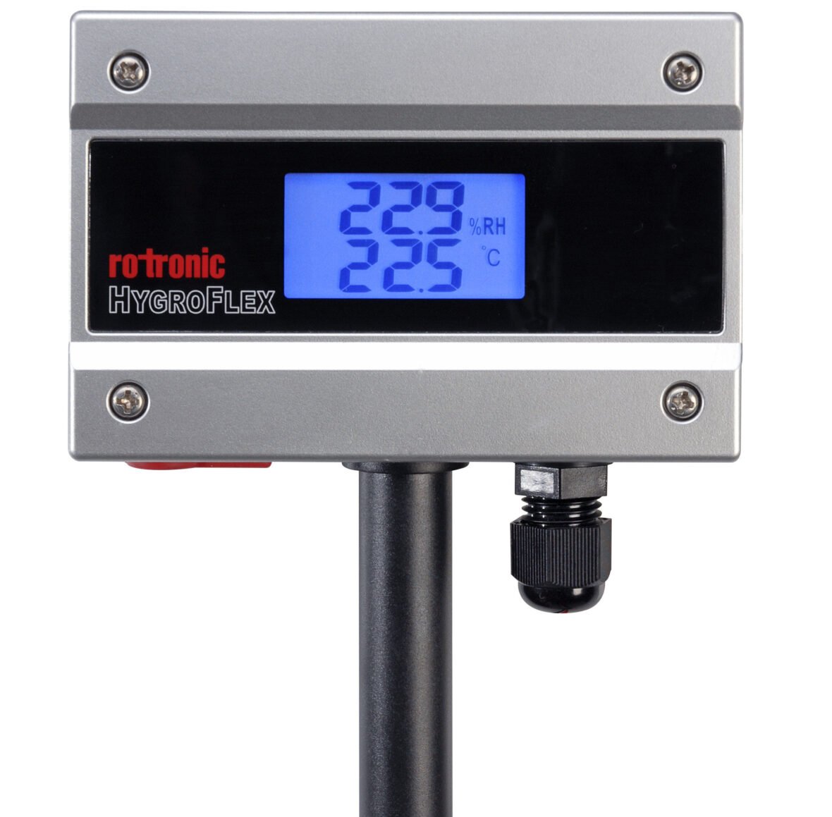 Transmissor Umidade e temperatura Rotronic Tecnovip HF1 Parede Display